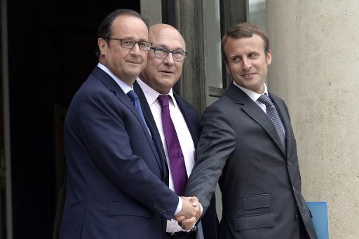 François Hollande, Michel Sapin et Emmanuel Macron pour l'investissement Les assises de l'investissement mobilisent le gouvernement