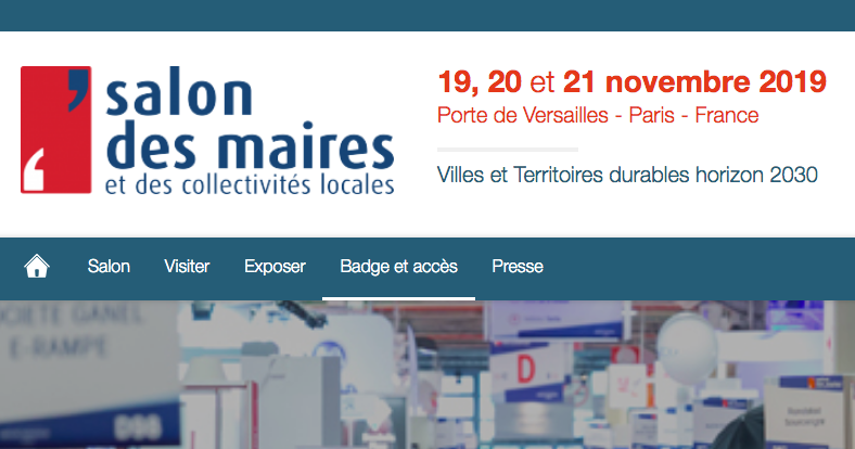 Salon des maires 2019 : c’est parti  !
