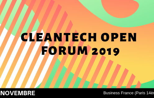 CleanTech Open France lance son forum 2019