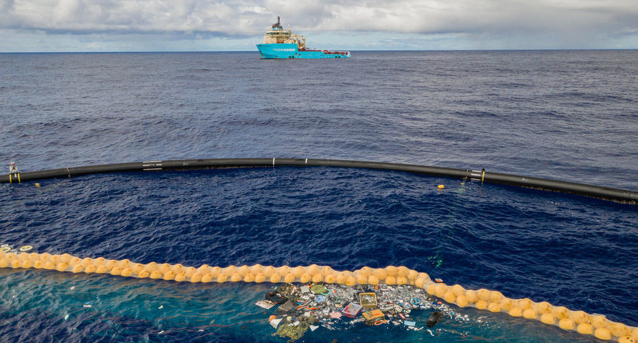 Le barrage d’Ocean Cleanup a ramassé ses premiers déchets dans le Pacifique
