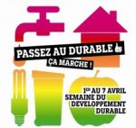 10e édition de la semaine du développement durable du 1er au 7 avril